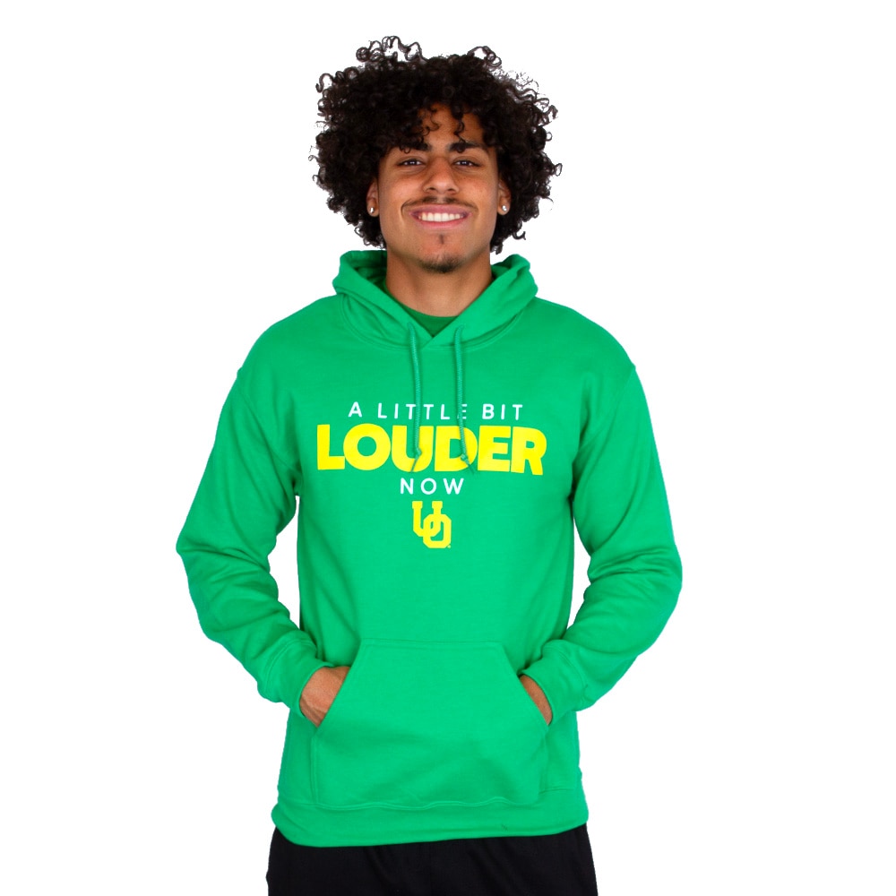 Ducks Spirit, McKenzie SewOn, Green, Hoodie, Men, Unisex, Football, Basic, Fleece, A Little Bit Louder Now, Pullover, Sweatshirt, 906596